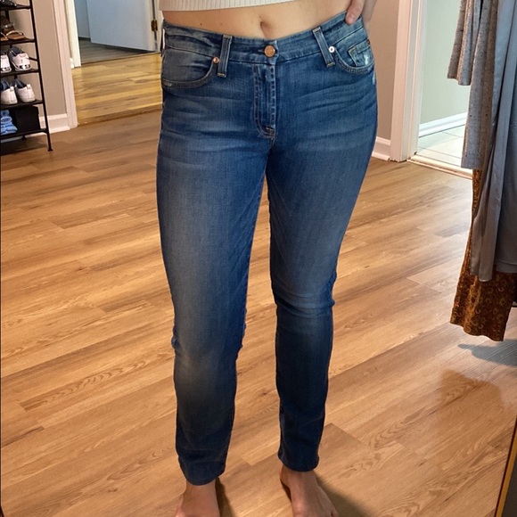 7 for All Mankind straight leg denim - size 29 - Picture 2 of 5